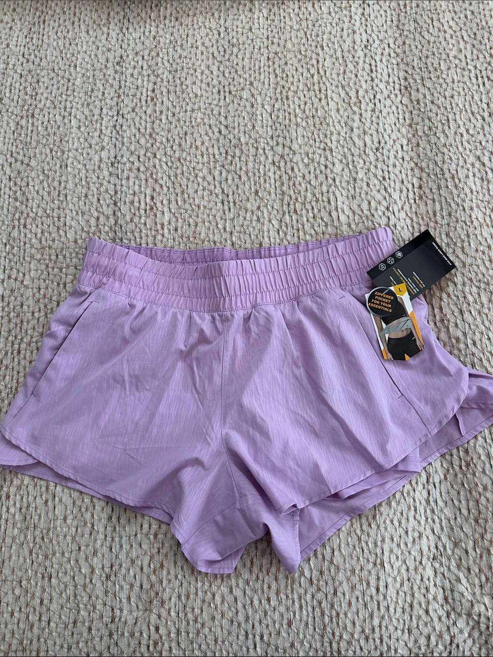 Avia Lilac Women's Athletic Running Shorts
